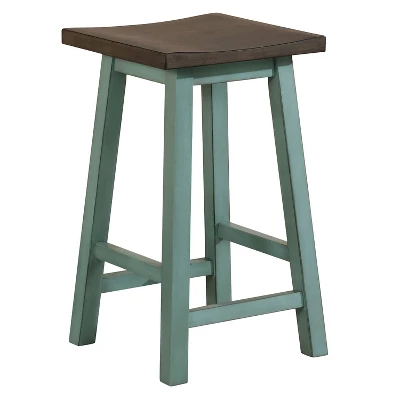 3pc Helbrana Bar Height Dining Set Green - HOMES: Inside + Out 3 3pc Helbrana Bar Height Dining Set Green - HOMES: Inside + Out - Image 3