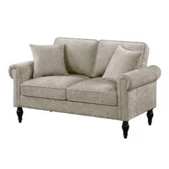 Evok Contemporary Chenille Upholstered Loveseat - MiBasics -Baxton Studio Shop GUEST 1d565e98 95e8 4620 ac6f 439e69e9aa1b