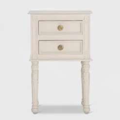 Richards Side Table With 2 Drawers White - Finch 16 Richards Side Table With 2 Drawers White - Finch -Baxton Studio Shop GUEST 1d66558d 9c71 4cdc 85ae fa3b2db1dff9