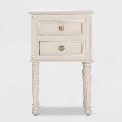 Richards Side Table With 2 Drawers White - Finch 7 Richards Side Table With 2 Drawers White - Finch - Image 7