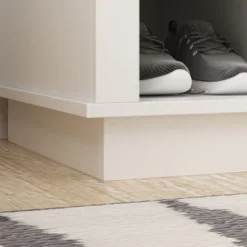 FUFU&GAGA White Hall Tree With Storage - Entryway Organizer With Hooks, Shelves, And Cubbies 18 FUFU&GAGA White Hall Tree With Storage - Entryway Organizer With Hooks, Shelves, And Cubbies -Baxton Studio Shop GUEST 1d7dadf6 7e18 4880 a564 4b14b4b67be8