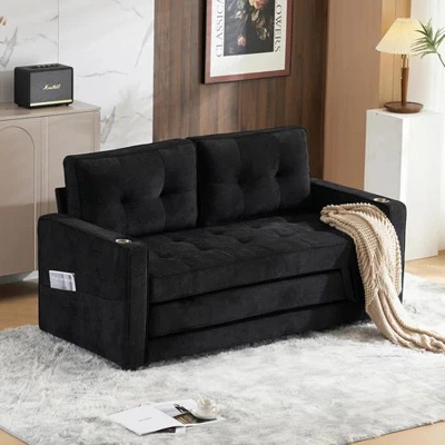 Karl Home |64.2 Inch Sleeper Sofa Sofa Bed 11 Karl Home |64.2 Inch Sleeper Sofa Sofa Bed - Image 11
