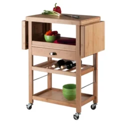 Barton Kitchen Cart Bamboo Natural - Winsome -Baxton Studio Shop GUEST 1dae323b 4bf5 43f1 8c5e 63e806c9ad74