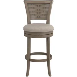Thredson Swivel Height Barstool Light Antiqued Gray Wash - Hillsdale Furniture -Baxton Studio Shop GUEST 1dbfe8c8 e373 4d87 80dd 50d466cd4564