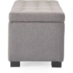 Arlo Tufted Storage Bench Gray - Adore Decor -Baxton Studio Shop GUEST 1dcf2570 a9aa 4424 a520 9f635481b32d