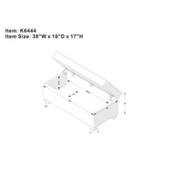 Shelton Tufted Top Storage Ottoman - Gray - Threshold™: Upholstered Rectangular Furniture With Lid 13 Shelton Tufted Top Storage Ottoman - Gray - Threshold™: Upholstered Rectangular Furniture With Lid -Baxton Studio Shop GUEST 1de04f25 e56a 48dc ac86 7babdde8a1a9