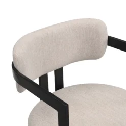 Christopher Knight Home Celica Modern Faux Wood Finish Upholstered Metal Dining Chairs (Set Of 2) -Baxton Studio Shop GUEST 1e615465 cfc3 426b b376 e043d7067292