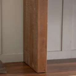 Retro Solid Wood Console Table, Narrow Sofa Table, Entryway Hallway Table, Natural - ModernLuxe -Baxton Studio Shop GUEST 1e7025d1 d57e 401c ab0f 34d47410853c