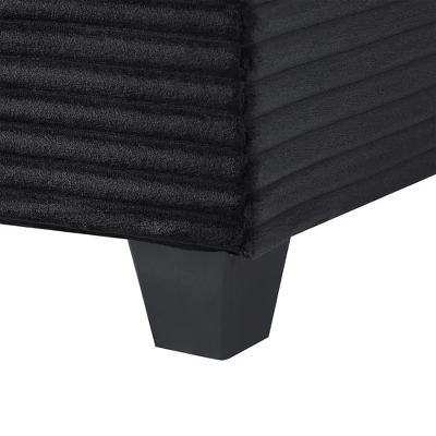 Upholstered Sectional Sofa L-shaped Sofa With Movable Ottoman & Side Storage Pockets - ModernLuxe 15 Upholstered Sectional Sofa L-shaped Sofa With Movable Ottoman & Side Storage Pockets - ModernLuxe - Image 15