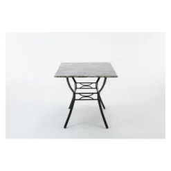 Bastian Dining Table Gray & Marble - Boraam 23 Bastian Dining Table Gray & Marble - Boraam -Baxton Studio Shop GUEST 1ec6d88a cc3c 49cf bb33 fb8026594f56