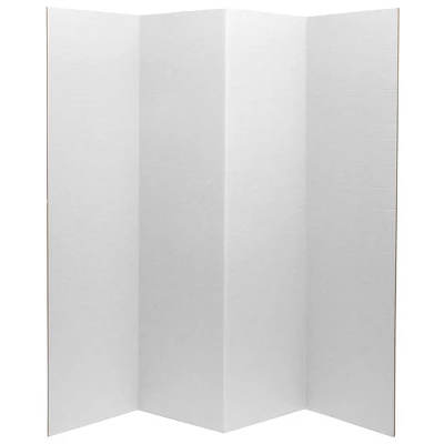 6" Cardboard Room Divider 4 Panel - Oriental Furniture 4 6" Cardboard Room Divider 4 Panel - Oriental Furniture - Image 4
