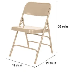 Set Of 4 Deluxe All Steel Triple Brace Folding Chairs - Hampden Furnishings -Baxton Studio Shop GUEST 1efa4810 e9eb 4e0b 989c d3de72ced338