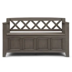 48" Halifax Entryway Storage Bench - WyndenHall 24 48" Halifax Entryway Storage Bench - WyndenHall -Baxton Studio Shop GUEST 1f27b71d f728 44f9 b29d 801db30441e7