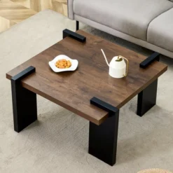 Coffee Tables, Low Table Solid Wood Low Floor Table, Tabletop Tea Table, Farmhouse Center Table, Leisure Coffee Table -Baxton Studio Shop GUEST 1f7d00e8 fc65 4735 bec4 68fdea18b452
