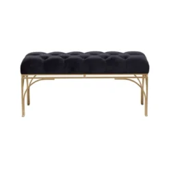 Rectangular Glam Velvet Bench - Olivia & May 27 Rectangular Glam Velvet Bench - Olivia & May -Baxton Studio Shop GUEST 1faeeea8 fe70 48f7 a896 d53e9572fc30