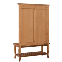 Santa Fe Hall Tree Brown - Linon -Baxton Studio Shop GUEST 1fb1d313 2b3e 4329 835a f63cb7318494