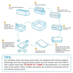 110"W Modular U-Shaped Sectional Sofa, Luxury Chenille Upholstered Foam-Filled Floor Couch Set - ModernLuxe -Baxton Studio Shop GUEST 2018868f 1fb5 4952 9098 404b8c66fcf4 1