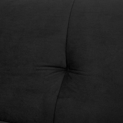 Finley Convertible Futon Sofa Bed Black - Serta 7 Finley Convertible Futon Sofa Bed Black - Serta - Image 7