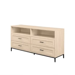 Orin Modern 4 Drawer TV Stand For TVs Up To 60" - Saracina Home -Baxton Studio Shop GUEST 20740012 6c01 4bcc a26a d2780e0b0cc2
