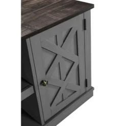 54" Farmhouse Two-Tone TV Stand For TVs Up To 65" Gray - Home Essentials -Baxton Studio Shop GUEST 20a99cc2 c9a8 4f51 a835 32e0602c9594