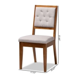 2pc Gideon Wood Dining Chair Set - Baxton Studio -Baxton Studio Shop GUEST 20d4ed43 b476 4d3e bdd8 423ffa0681c8