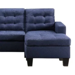 81" Earsom Sofa Blue Linen - Acme Furniture -Baxton Studio Shop GUEST 21484b13 fb97 49a6 9f80 957df54c11b2