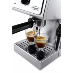 DeLonghi De'Longhi 15 Bar Pump Espresso Machine - ECP3630: Silver, Adjustable Cup Shelf, Milk Frother, Removable Water Reservoir -Baxton Studio Shop GUEST 2178551e 3f2c 41d4 b1fe 275261025d57