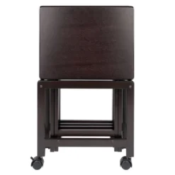 5pc Allen Snack Table Set Coffee - Winsome Wood -Baxton Studio Shop GUEST 2198f46b 98dc 4bbb ab84 a5e1563af7fb