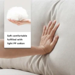 Modern L-shaped Sectional Sofa, Upholstered Couch With Convertible Ottoman And 2 Free Pillows-ModernLuxe 18 Modern L-shaped Sectional Sofa, Upholstered Couch With Convertible Ottoman And 2 Free Pillows-ModernLuxe -Baxton Studio Shop GUEST 22316696 9705 4286 9880 e690a13c727a