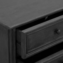 Webster 3 Drawer Storage Cabinet Dark Gray - Finch -Baxton Studio Shop GUEST 228a2ef3 5665 4f82 b587 6ac95342fddb