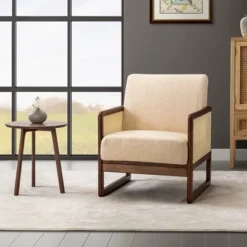 Domenico Living Room Accent Chair With Rattan Design | ARTFUL LIVING DESIGN 23 Domenico Living Room Accent Chair With Rattan Design | ARTFUL LIVING DESIGN -Baxton Studio Shop GUEST 22a6976a 0ad0 4475 9bf9 d9bde8fc970e