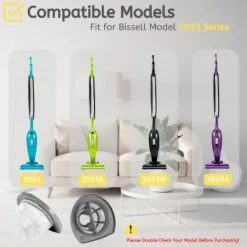 Nispira 2033 20334 1611508 Lightweight Vacuum Filter Replacement With Foam For Bissell Featherweight Stick Bagless Cleaner 20331, 20333, 8 Packs -Baxton Studio Shop GUEST 2460700c b7ff 4c66 8a17 c4bffe37607e 1