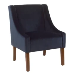 Modern Swoop Accent Armchair - HomePop 38 Modern Swoop Accent Armchair - HomePop -Baxton Studio Shop GUEST 2498c0c9 f148 4faa 9d43 09c75245bebe