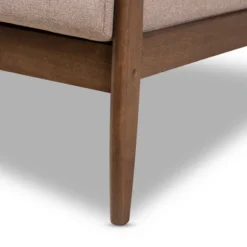 Venza Mid-Modern Walnut Wood Fabric Upholstered 2 Seater Loveseat Light Brown - Baxton Studio 12 Venza Mid-Modern Walnut Wood Fabric Upholstered 2 Seater Loveseat Light Brown - Baxton Studio -Baxton Studio Shop GUEST 24d5f4be 0b4d 42a2 b522 655dcfa0c3f1