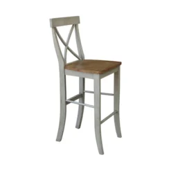 30" X Back Barstool - International Concepts 12 30" X Back Barstool - International Concepts -Baxton Studio Shop GUEST 25ee26d6 c164 408a 9125 4caf1e79535e