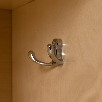 Flash Furniture Wooden 5 Section School Coat Locker With Bench, Cubbies, And Storage Organizer Hook-Safe, Kid Friendly Design - 48"H X 48"L (Natural) 5 Flash Furniture Wooden 5 Section School Coat Locker With Bench, Cubbies, And Storage Organizer Hook-Safe, Kid Friendly Design - 48"H X 48"L (Natural) - Image 5