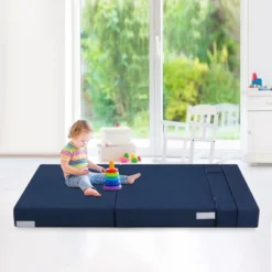 Folding Sofa Bed, Convertible Sleeper Chair, With 2 Pillow, Memory Foam Washable Cover For Living Room/Bedroom/Guest