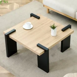 Coffee Tables, Low Table Solid Wood Low Floor Table, Tabletop Tea Table, Farmhouse Center Table, Leisure Coffee Table -Baxton Studio Shop GUEST 27406b22 ea49 421e 88d1 74b16ae025d5
