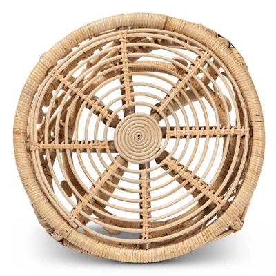 Sarana Rattan End Table Natural/Brown - Bali & Pari 2 Sarana Rattan End Table Natural/Brown - Bali & Pari - Image 2