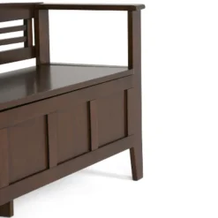 48" Chandler Solid Wood Entryway Storage Bench - Wyndenhall 17 48" Chandler Solid Wood Entryway Storage Bench - Wyndenhall -Baxton Studio Shop GUEST 2812f4ae 1f50 4f8d b35d 8e2eab255d67