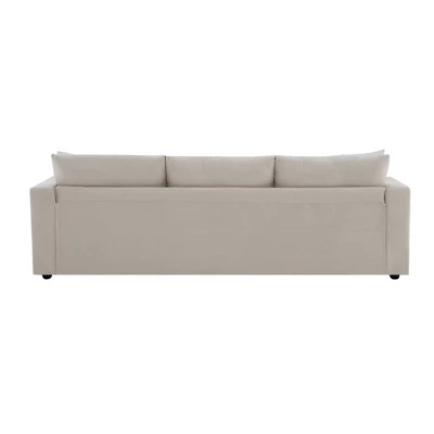 Modern L-shaped Sectional Sofa, Upholstered Couch With Convertible Ottoman And 2 Free Pillows-ModernLuxe 10 Modern L-shaped Sectional Sofa, Upholstered Couch With Convertible Ottoman And 2 Free Pillows-ModernLuxe - Image 10