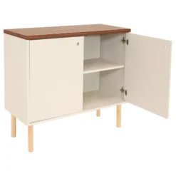 Sunnydaze Decor Sunnydaze Indoor Mid-Century Modern 2-Door Accent Buffet Cabinet With Shelves -Baxton Studio Shop GUEST 288bc9a2 e136 4396 b6cf e48d8382c6f5