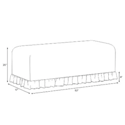 Ruffle Slipcover Dining Bench - Threshold™ Designed With Studio McGee 18 Ruffle Slipcover Dining Bench - Threshold™ Designed With Studio McGee -Baxton Studio Shop GUEST 28a4185b 9f2c 4ea5 af90 760529378e16