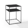 Braxton End Table Matte Black - Crosley