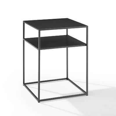 Braxton End Table Matte Black - Crosley 1 Braxton End Table Matte Black - Crosley