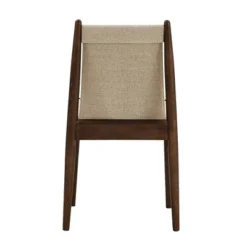 Set Of 2 Mckinley Walnut Finish Cocoa Fabric Dining Chairs Walnut - Inspire Q -Baxton Studio Shop GUEST 28bd5fe5 0dcc 42d5 b969 e0dc9eae8415