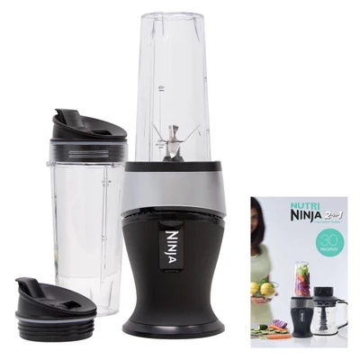 Ninja Fit Single-Serve Blender With Two 16oz Cups - QB3001SS: Personal Smoothie Blender, 700W, BPA-Free, Black 7 Ninja Fit Single-Serve Blender With Two 16oz Cups - QB3001SS: Personal Smoothie Blender, 700W, BPA-Free, Black - Image 7