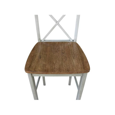 30" X Back Barstool - International Concepts 6 30" X Back Barstool - International Concepts - Image 6