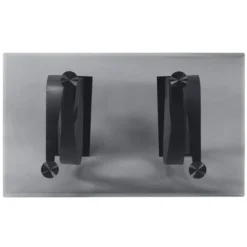 58" Gleneagles Modern Rectangle Glass Top Dining Table Gray/Champagne/Black - HOMES: Inside + Out -Baxton Studio Shop GUEST 29435789 cc3d 47df b75d ac2da8722ed1