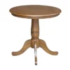 Morgan 30" Round Top Pedestal Table - International Concepts